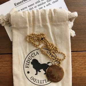 Emerson Fry gold coin necklace
